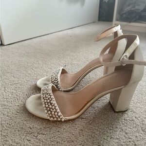 Kelly & Katie Cream Pearl Heels